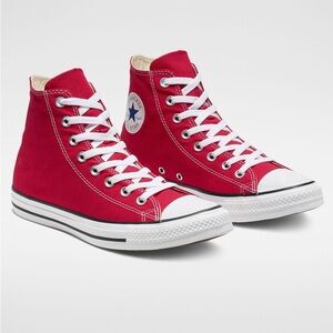 Converse Chuck Taylor All-Stars | 7.5 | Women | Red Classic High Top Shoes